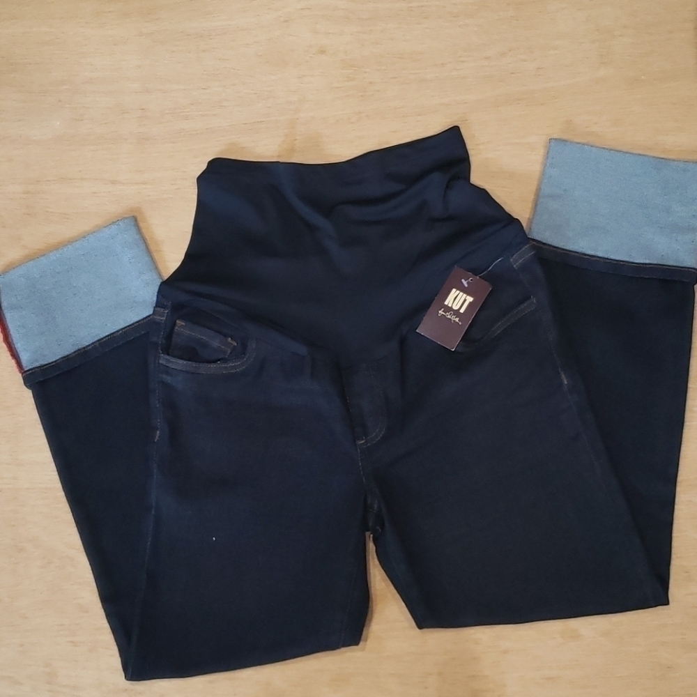 KUT from the Kloth Maternity Cuffed Jeans